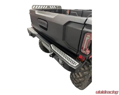 AJK Offroad CF Moto UForce U10 Rear Bumper Silver w/ Lights - 1)638 1)300335 Silver
