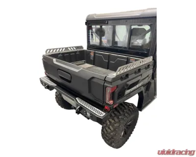 AJK Offroad CF Moto UForce U10 Rear Bumper Silver w/ Lights - 1)638 1)300335 Silver