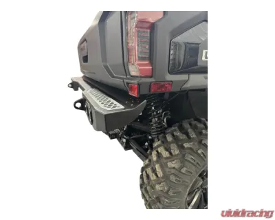 AJK Offroad CF Moto UForce U10 Rear Bumper Silver w/ Lights - 1)638 1)300335 Silver
