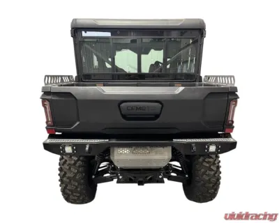 AJK Offroad CF Moto UForce U10 Rear Bumper Silver w/ Lights - 1)638 1)300335 Silver