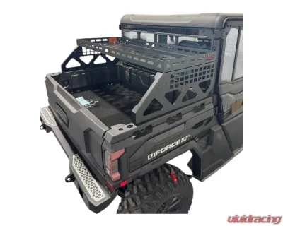 AJK Offroad CF Moto UForce U10 Short Headache Rack 3/4 Rack w/ Rear Glass Guard - 1)640 1)640-7