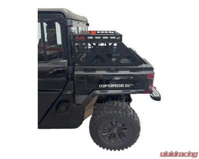 AJK Offroad CF Moto UForce U10 Short Headache Rack 3/4 Rack w/ Rear Glass Guard - 1)640 1)640-7