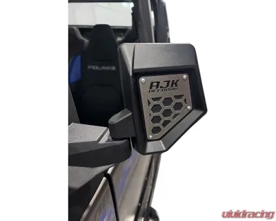 AJK Offroad Polaris Mirror Accents - 200620 Ghost White