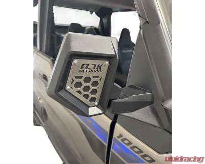 AJK Offroad Polaris Mirror Accents - 200620 Ghost White