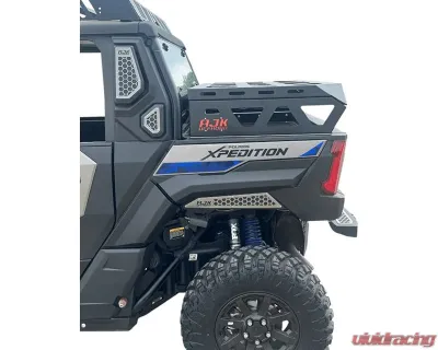 AJK Offroad Spare Tire Carrier/Bed Rack w/ Tire Strap - 1)622 1)300200