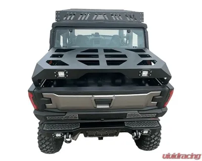 AJK Offroad Spare Tire Carrier/Bed Rack w/ Tire Strap - 1)622 1)300200