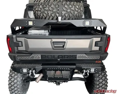 AJK Offroad Spare Tire Carrier/Bed Rack w/ Tire Strap - 1)622 1)300200