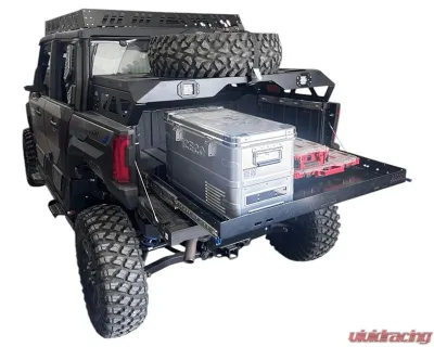 AJK Offroad Spare Tire Carrier/Bed Rack w/ Tire Strap - 1)622 1)300200