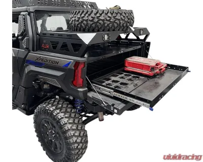 AJK Offroad Spare Tire Carrier/Bed Rack w/ Tire Strap - 1)622 1)300200