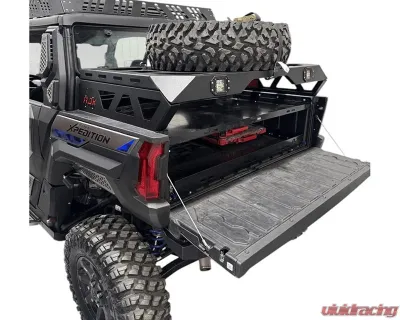 AJK Offroad Spare Tire Carrier/Bed Rack w/ Tire Strap - 1)622 1)300200