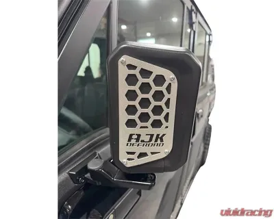 AJK Offroad Silver Mirror Accents CFMOTO UFORCE U10 2025+ - 200659 Silver