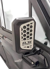 AJK Offroad Silver Mirror Accents CFMOTO UFORCE U10 2025+                                     - 200659 Silver - Image 3