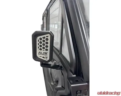 AJK Offroad Silver Mirror Accents CFMOTO UFORCE U10 2025+ - 200659 Silver