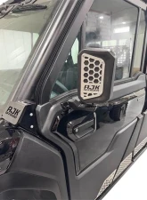 AJK Offroad Silver Mirror Accents CFMOTO UFORCE U10 2025+                                     - 200659 Silver - Image 4