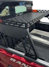 AJK Offroad Exhaust Cover Short Headache Rack 3/4 Rack w/ 1 Packout Mount Polaris Ranger 1500XD                                     - 1)572 1)384 - Image 8