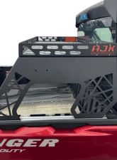AJK Offroad Exhaust Cover Short Headache Rack 3/4 Rack w/ 1 Packout Mount Polaris Ranger 1500XD                                     - 1)572 1)384 - Image 3