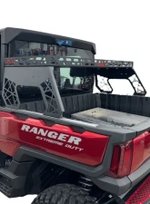 AJK Offroad Exhaust Cover Short Headache Rack 3/4 Rack w/ 1 Packout Mount Polaris Ranger 1500XD                                     - 1)572 1)384 - Image 5
