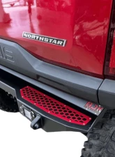 AJK Offroad Rear Bumper w/ Lights Red Polaris Ranger 1500XD                                     - 1)575 Red 1)300335 - Image 3
