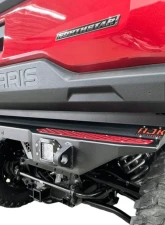 AJK Offroad Rear Bumper w/ Lights Red Polaris Ranger 1500XD                                     - 1)575 Red 1)300335 - Image 4
