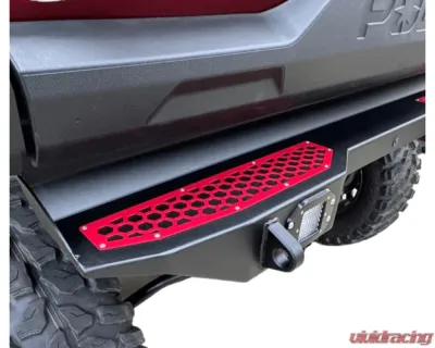 AJK Offroad Rear Bumper w/ Lights Red Polaris Ranger 1500XD - 1)575 Red 1)300335