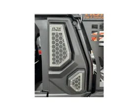 AJK Offroad Vent Accent Covers Black Polaris Xpedition