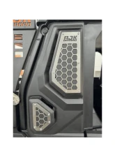 AJK Offroad Vent Accent Covers Black Polaris Xpedition                                     - 1)565 1)566 2)567 Black - Image 6