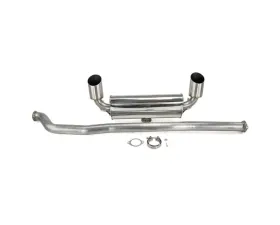 ETS Extreme Quiet Exhaust System w/ Resonator to Midpipe Mitsubishi Evo X V3 2008-2016