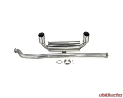 ETS Extreme Quiet Exhaust System w/ Resonator to Midpipe Mitsubishi Evo X V3 2008-2016 - 100-10-EXH-022