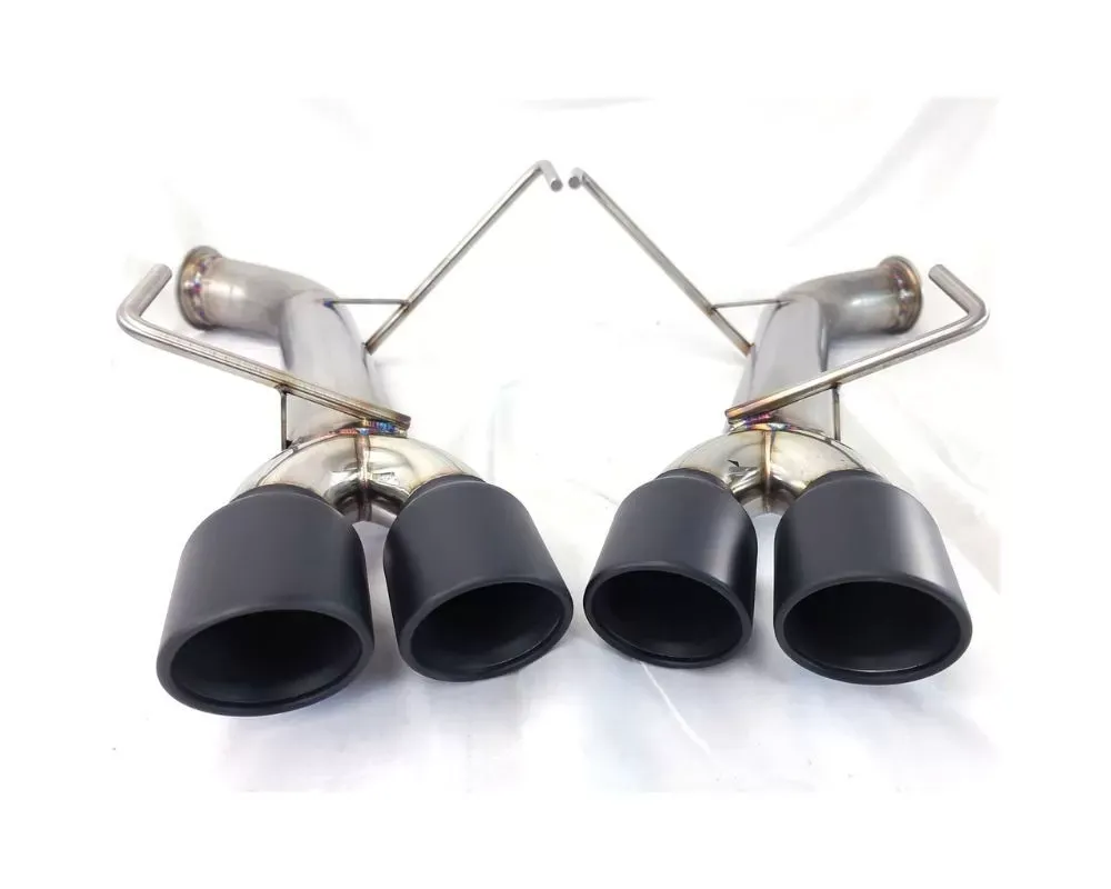 ETS Catback Rear Section w/ Black Stealth Tips Subaru WRX | STI w/ Muffled Muffler 2015-2021 - 200-30-EXH-031