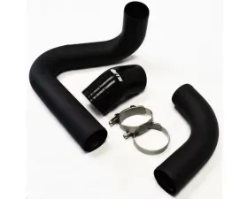 Extreme Turbo Systems Stainless Steel Wrinkle Black Powder Coated Rotated Intercooler Piping Conversion Kit Subaru STI 2015-2021