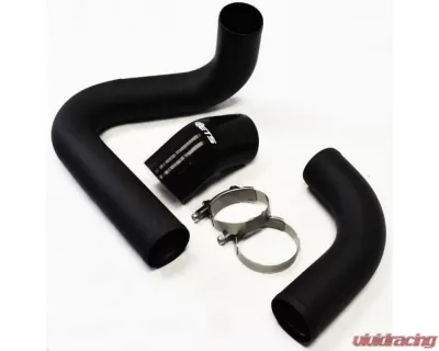 Extreme Turbo Systems Stainless Steel Wrinkle Black Powder Coated Rotated Intercooler Piping Conversion Kit Subaru STI 2015-2021 - 200-30-ICRC-01
