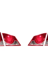 2006-2011 Honda Civic 4DR JDM Conversion Taillights - 2 Piece (S)                                     - 108065 - Image 3