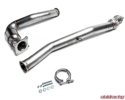 ETS GESI Catted J-Pipe Downpipe with Replacement Stud Kit Subaru WRX 2015-2021 - 200-40-EXH-102