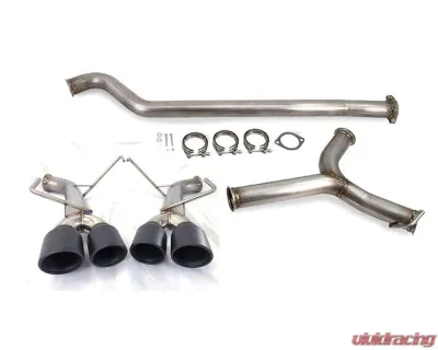 ETS Stainless Steel Catback Exhaust System Subaru Extreme Muffler w/ Polished Tips WRX 2022+ - 200-60-EXH-001
