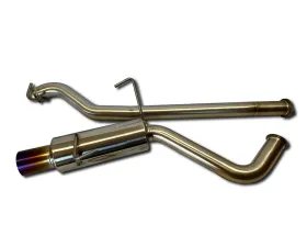 ETS Single Exit Titanium Catback System w/ Burned Tip Subaru WRX 2022+