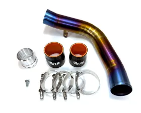 Extreme Turbo Systems Anodized Burned Titanium Top Mount Charge Pipe Subaru WRX 2022+