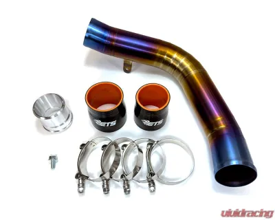 Extreme Turbo Systems Anodized Burned Titanium Top Mount Charge Pipe Subaru WRX 2022+ - 200-60-ICP-020