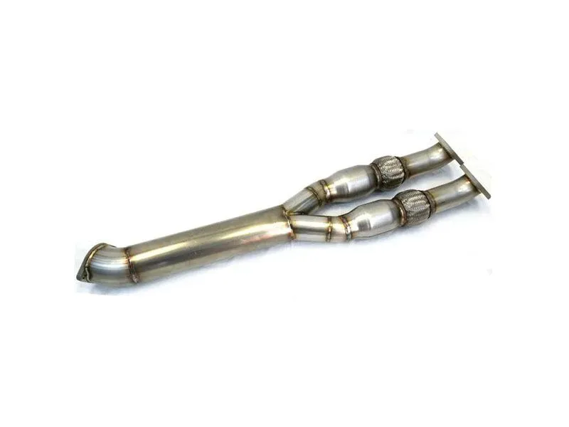 Extreme Turbo Systems 4" Y-Pipe Single Large Resonator + GESI Cats +" V-Band Nissan GTR 2008+ - 300-10-EXH-23