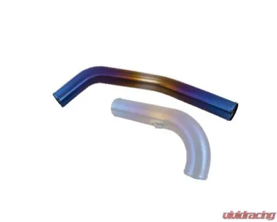 Extreme Turbo Systems Burned Titanium Upper Rear Pipe Mitsubishi Evolution X 2008-2016 - 100-10-ICP-103