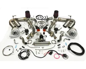 Extreme Turbo Systems PTE 6466 Gen 2 Turbo Kit w/ Black Ceramic Coated Exhaust Tip Chevrolet Corvette C8 2020+
