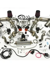 Extreme Turbo Systems PTE 6466 NextGen Turbo Kit w/ Burned Titanium Exhaust Tip Chevrolet Corvette C8 Coupe 2020+                                     - 1050-10-TK-202 - Image 3