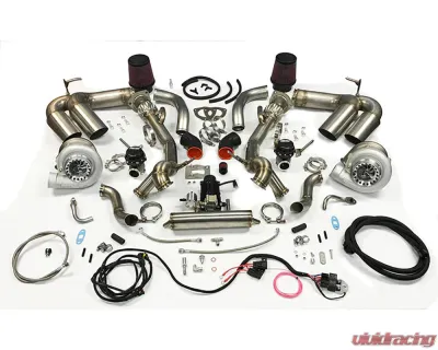 Extreme Turbo Systems PTE 6466 NextGen Turbo Kit w/ Burned Titanium Exhaust Tip Chevrolet Corvette C8 Coupe 2020+ - 1050-10-TK-202