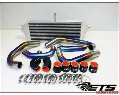 Extreme Turbo Systems 1.75" Turbocharger HKS BOV Burnd Titanium Front Mount Intercooler Piping Kit Subaru STI 2006-2007 - 200-10-ICP-092