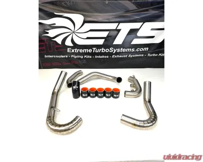 Extreme Turbo Systems Brushed Titanium Finish Stock Location Upgrade Turbo Stock BOV Flange Intercooler Piping Subaru STI 2008-2014 - 200-20-ICP-062