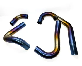 Extreme Turbo System Brushed Titanium Process West/Corsa Veloce Intake Manifold HKS BOV Rotated Piping Kit Subaru STI 2015+