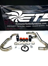 Extreme Turbo Systems Titanium Bruned Hot/Cold Side Stock BOV Stock Intake Manifold Front Mount Intercooler Piping Kit Subaru WRX 2015+                                     - 200-40-ICP-033 - Image 2