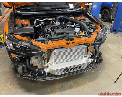 Extreme Turbo Systems Stock Turbo 3" Red Ultimate Intercooler Kit w/ Stencil Subaru WRX 2022+ - 200-60-ICK-017