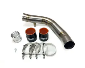 Extreme Turbo Systems Brushed Plain Titanium Top Mount Charge Pipe Subaru WRX 2022+