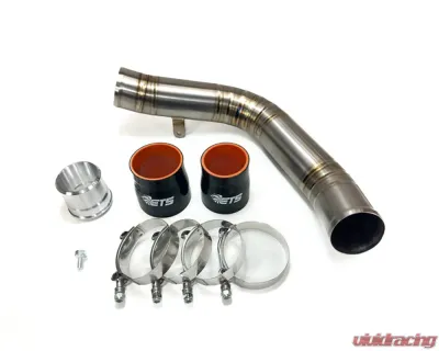 Extreme Turbo Systems Brushed Plain Titanium Top Mount Charge Pipe Subaru WRX 2022+ - 200-60-ICP-021
