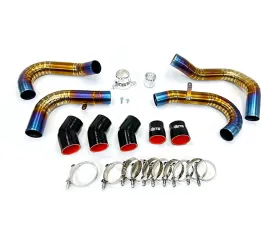 Extreme Turbo Systems Brushed Titanium Front Mount Intercooler Piping Kit Subaru WRX 2022+